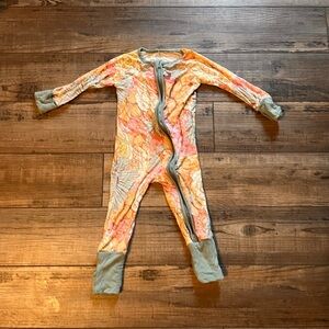 Kids One Piece in Orange and Green